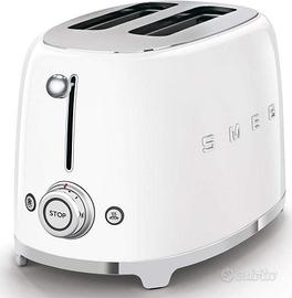 Smeg, Tostapane.2 Scomparti da 36mm,Bianco.