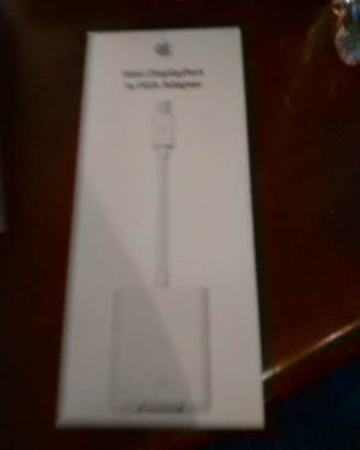 Apple Mini DisplayPort VGA adapter
