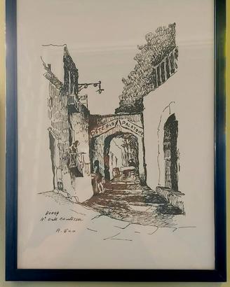 Serigrafia Antica Osteria Palatone  Firmata Aniell