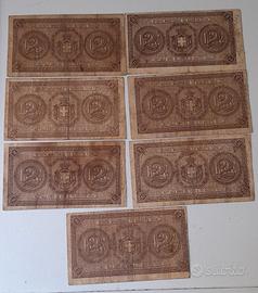 lotto 2 lire Vittorio Emanuele II 