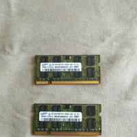 RAM Samsung DDR2 2GB 667 MHz SODIMM per laptop