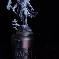 Guerriero lupo mannaro miniatura per dungeons drag