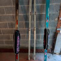 3 coppie di sci vintage