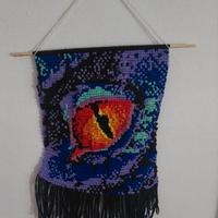 Arazzo fatto a mano – Occhio di drago fantasy 