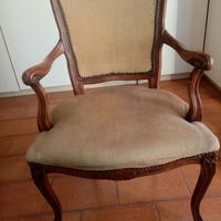 Sedia poltrona modernariato