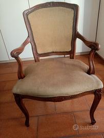 Sedia poltrona modernariato
