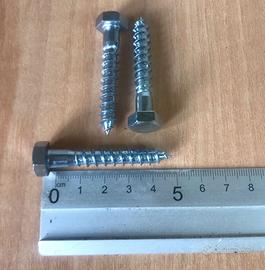 2a Viti Tirafondi x legno MM. 8X 50 Pz.103