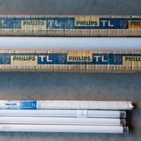 Lamp. Fluorescenti 3 TL 15w, 4 TL 8w nuove