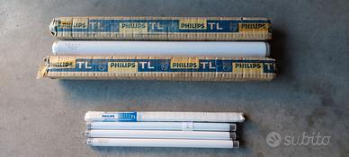 Lamp. Fluorescenti 3 TL 15w, 4 TL 8w nuove