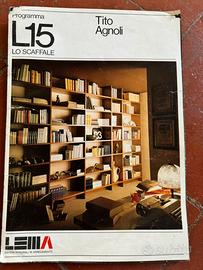 VENDUTE !!!!Due Librerie LEMA legno noce massello