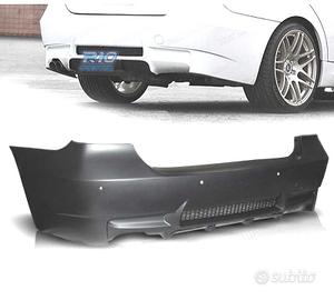 PARAURTI POSTERIORE BMW E90 LOOK M3 PDC DOPPIO SCA