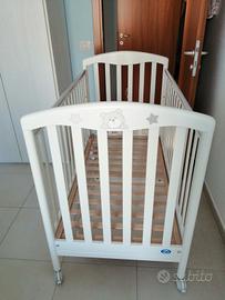 Lettino Pali con materasso e paracolpi 