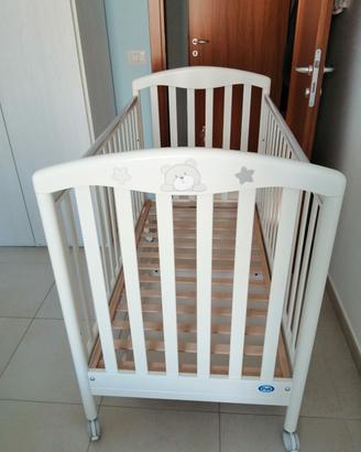 Lettino Pali con materasso e paracolpi 