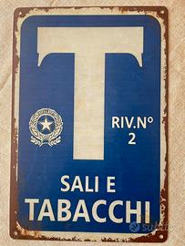 Targa metallo 20x30 cm