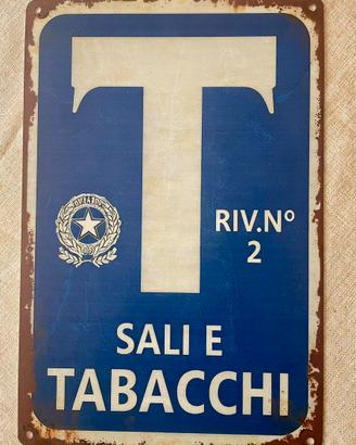 Targa metallo 20x30 cm