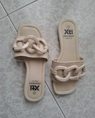 Sandali ciabatta  Xti beige nr.36