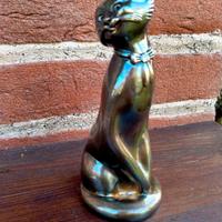 Statuetta gatto vintage