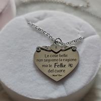 Collana con ciondolo a cuore Mad Tea