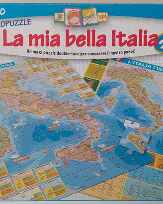 Maxi puzzle double-face - La mia bella Italia