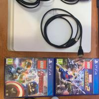 Ps4 slim con due controller