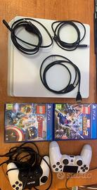 Ps4 slim con due controller