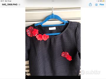 Maglia Colore nero maniche corte