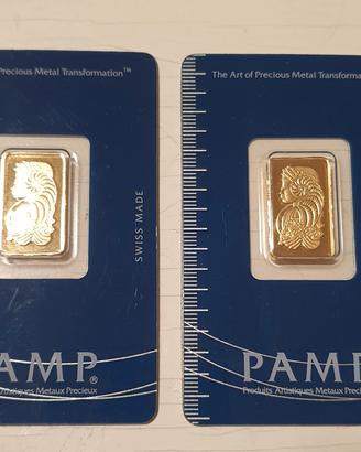 lingottini oro 5gr + 5gr