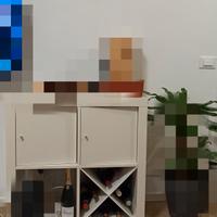 kallax Ikea bianco con ante