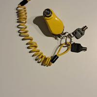Lucchetto per moto e scooter con 2 chiavi