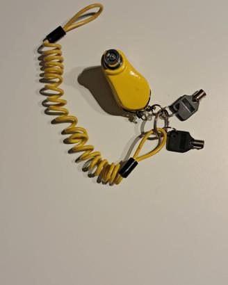 Lucchetto per moto e scooter con 2 chiavi
