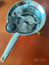 passaverdure vintage acciaio inox 