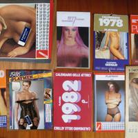 Calendari Playmen anni 80 Vintage attrici italiane