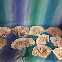 Banconote - vecchie lire della repubblica italiana