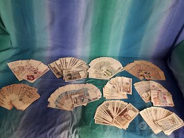 Banconote - vecchie lire della repubblica italiana