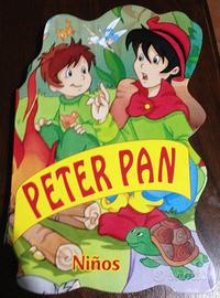 Peter pan libro sagomato cartonato colori