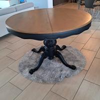 tavolo rotondo dalma brown shabby vntage