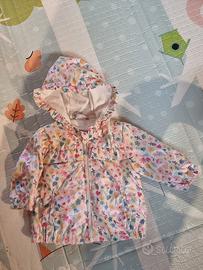 Blukids giacca a vento con cappuccio 6-9 mesi 68cm