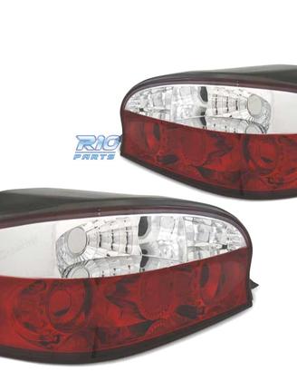 FANALI CITROEN SAXO 96-04 ROSSO CROMATO CRISTALLO