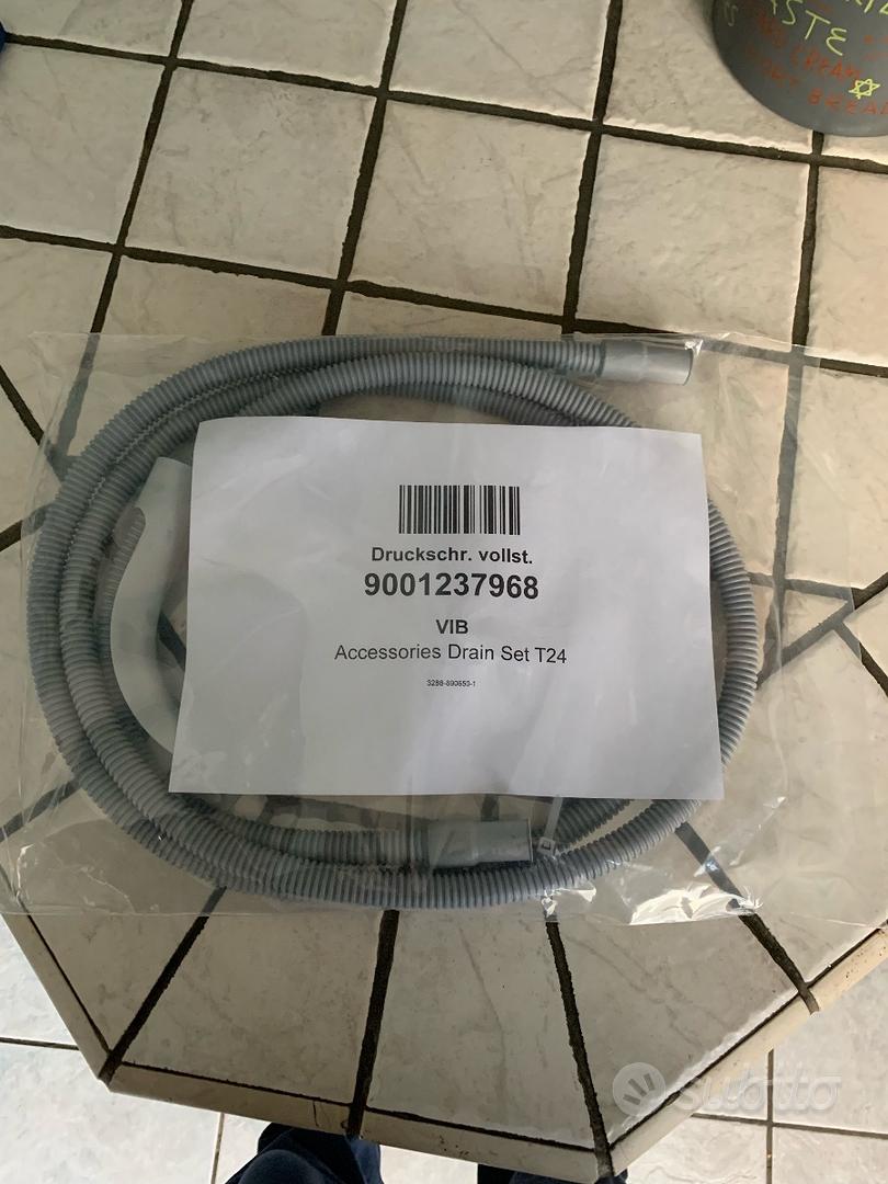 Tubo Di Scarico Per Asciugatrice White Knight C44AB, Flessibile 4 Metri, Colore Bianco