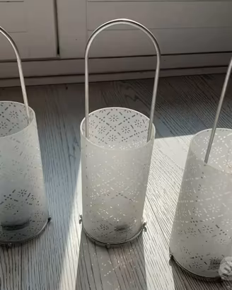 3 lanterne candele Ehlen Johansson TUTTE 5euro