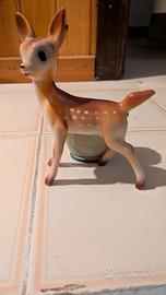 Statuina d'epoca in ceramica Bambi 