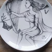 "La Musica" Salvador Dalí Piatto Vintage 1978