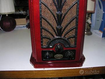 Radio am/fm con mobile in legno