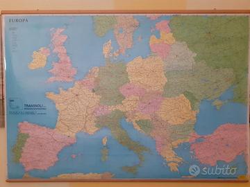 Cartina Europa Transnoli vecchia