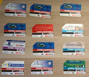 Lotto Schede Telefoniche Telecom + Estere anni 90