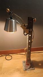 lampada riuso industrial - fatta a mano 