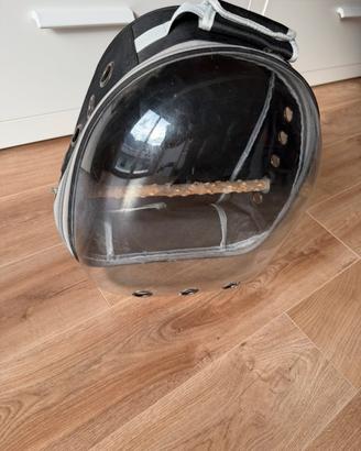 Zaino per trasportare pappagalli opiccoli uccelli