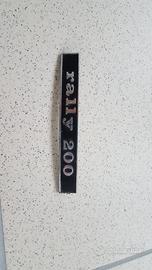 Scritta Vespa Rally 200