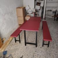 tavoli con panche per esterno 