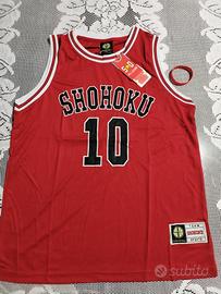 canotta basket slam dunk shohoku  hanamichi 